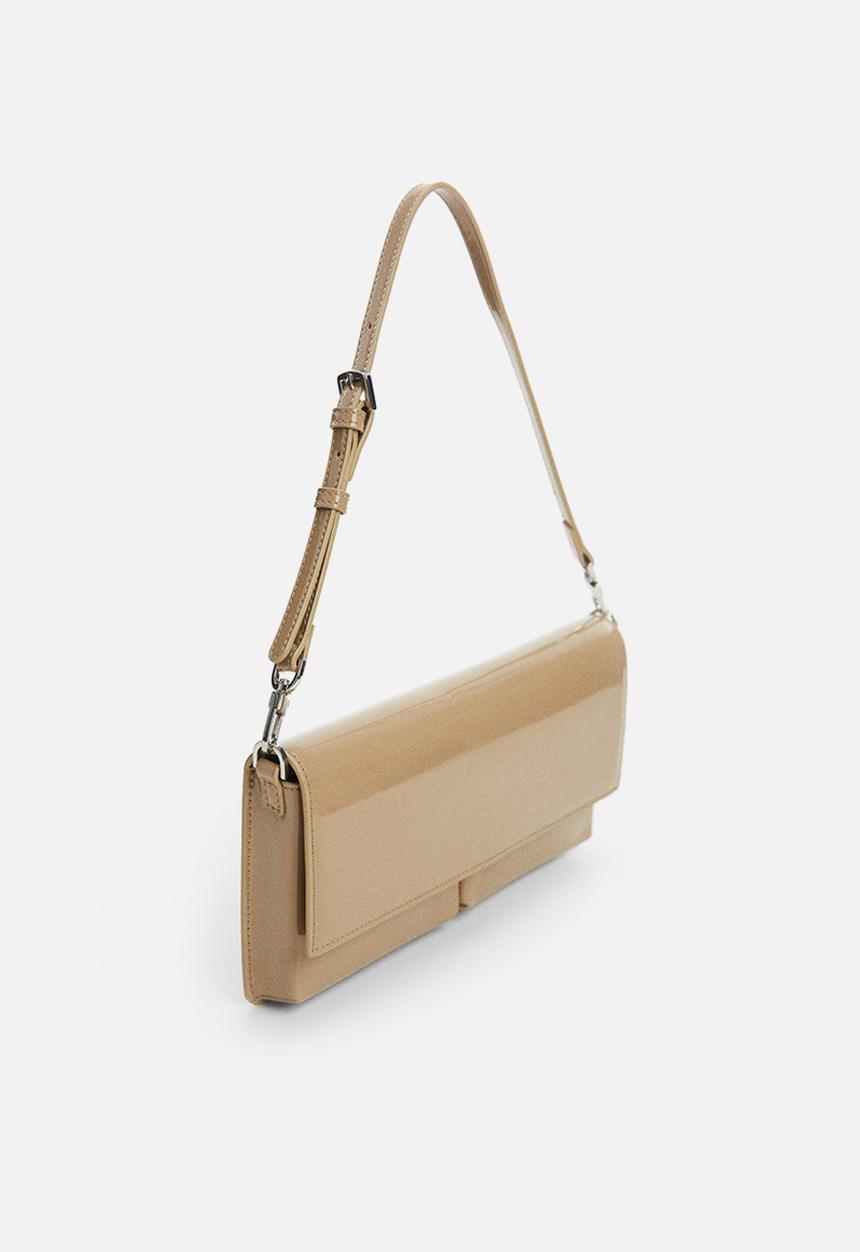 MANGO - Karen shoulder bag - brown