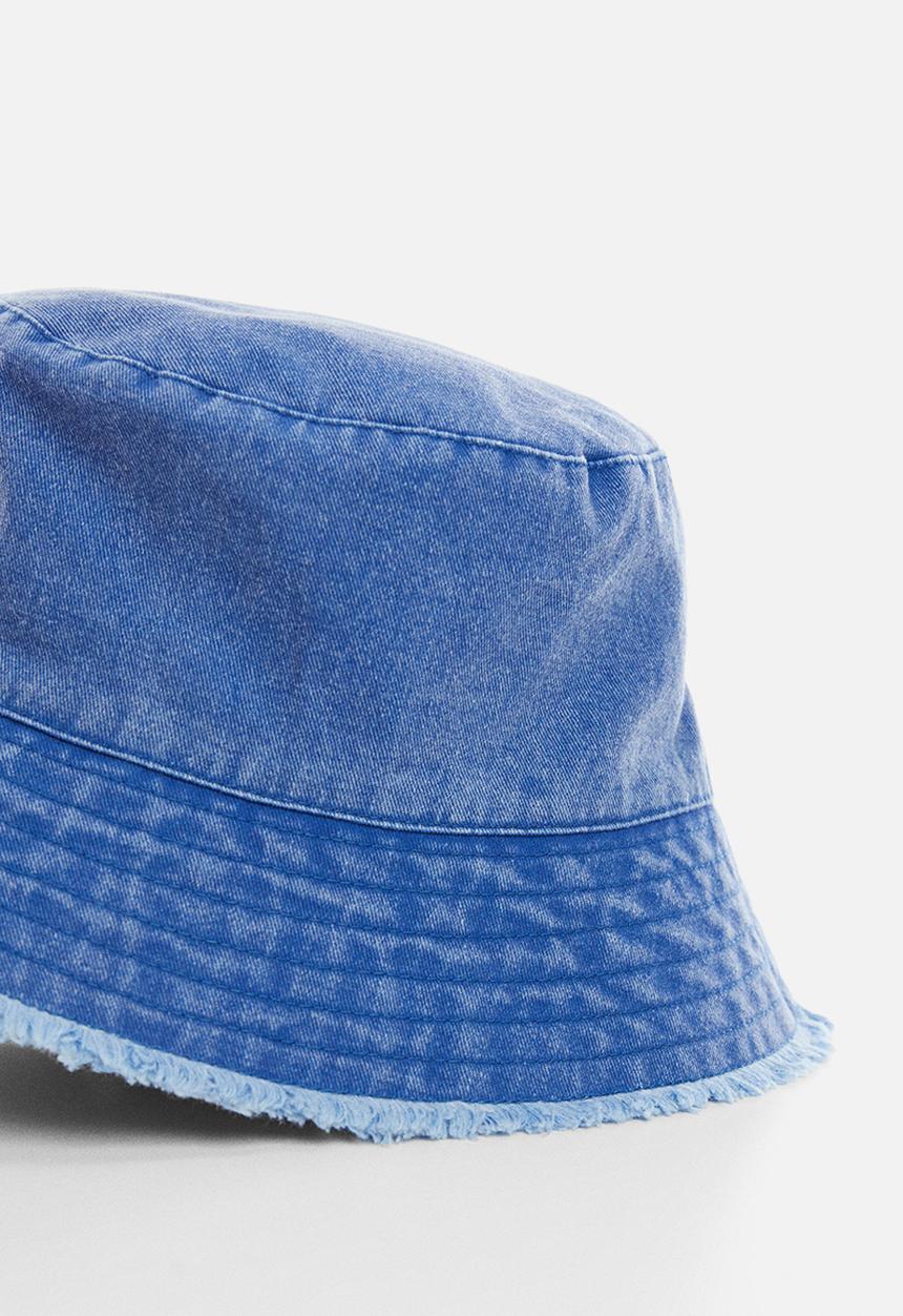 MANGO - Hat jean - blue