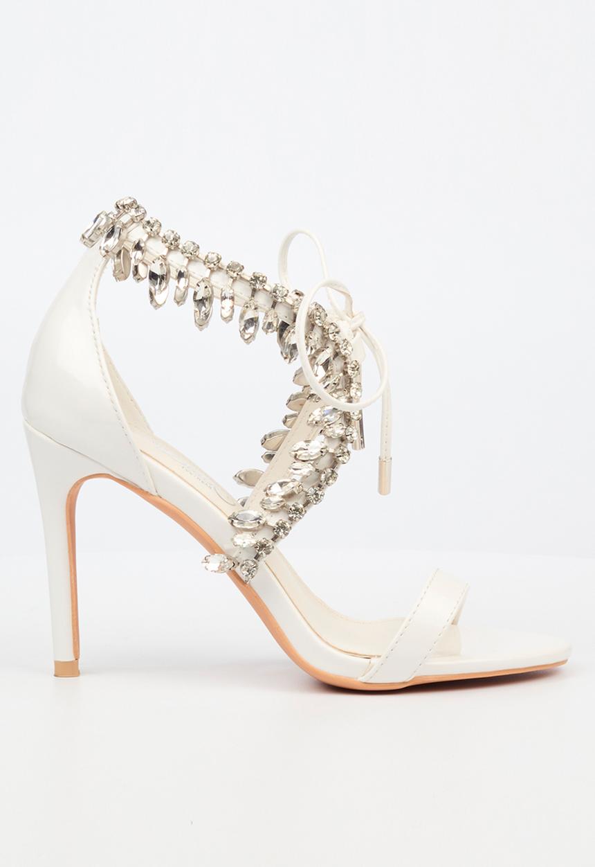 Miss Black - Jazz 20 stiletto - white