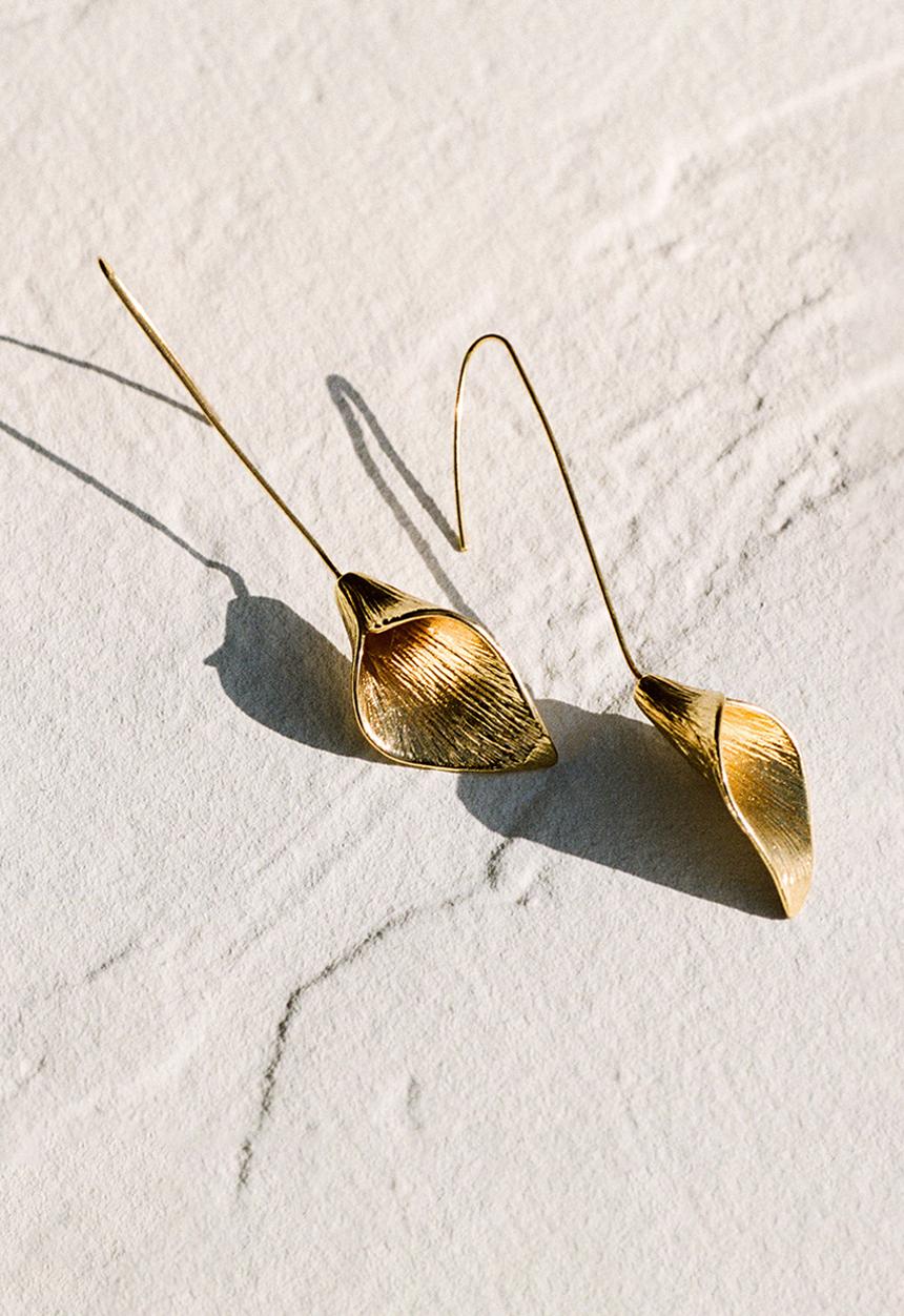 MANGO - Earrings maia - gold