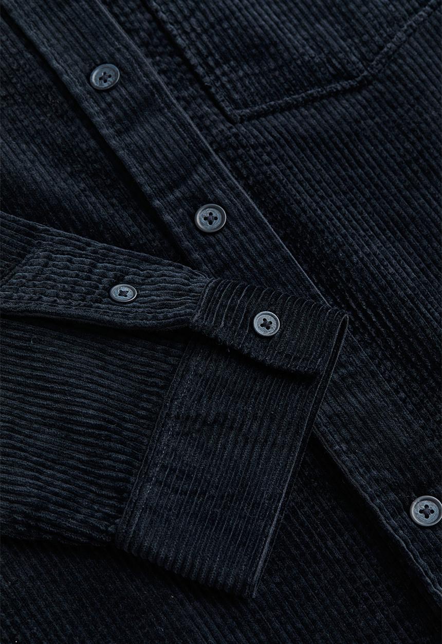 H&M - Corduroy shirt - navy blue