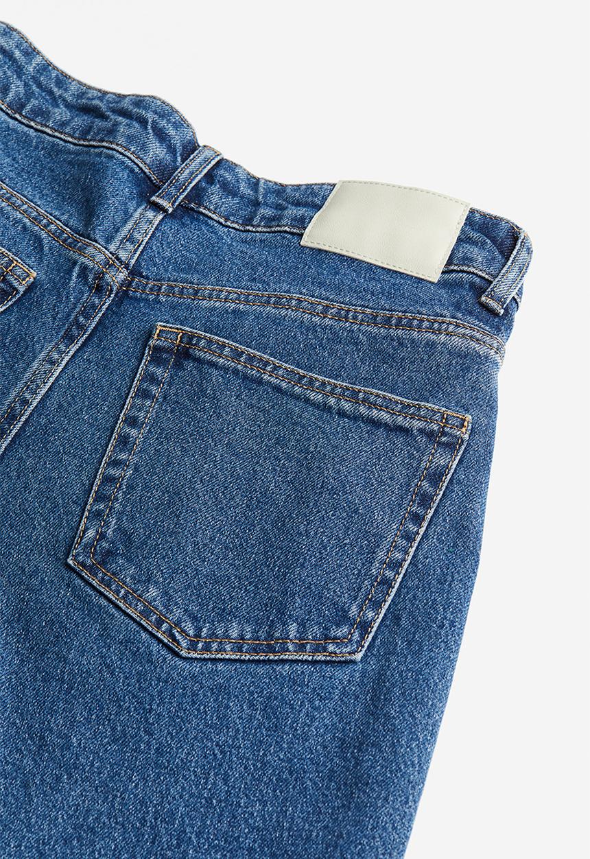 H&M - Tapered high jeans - blue