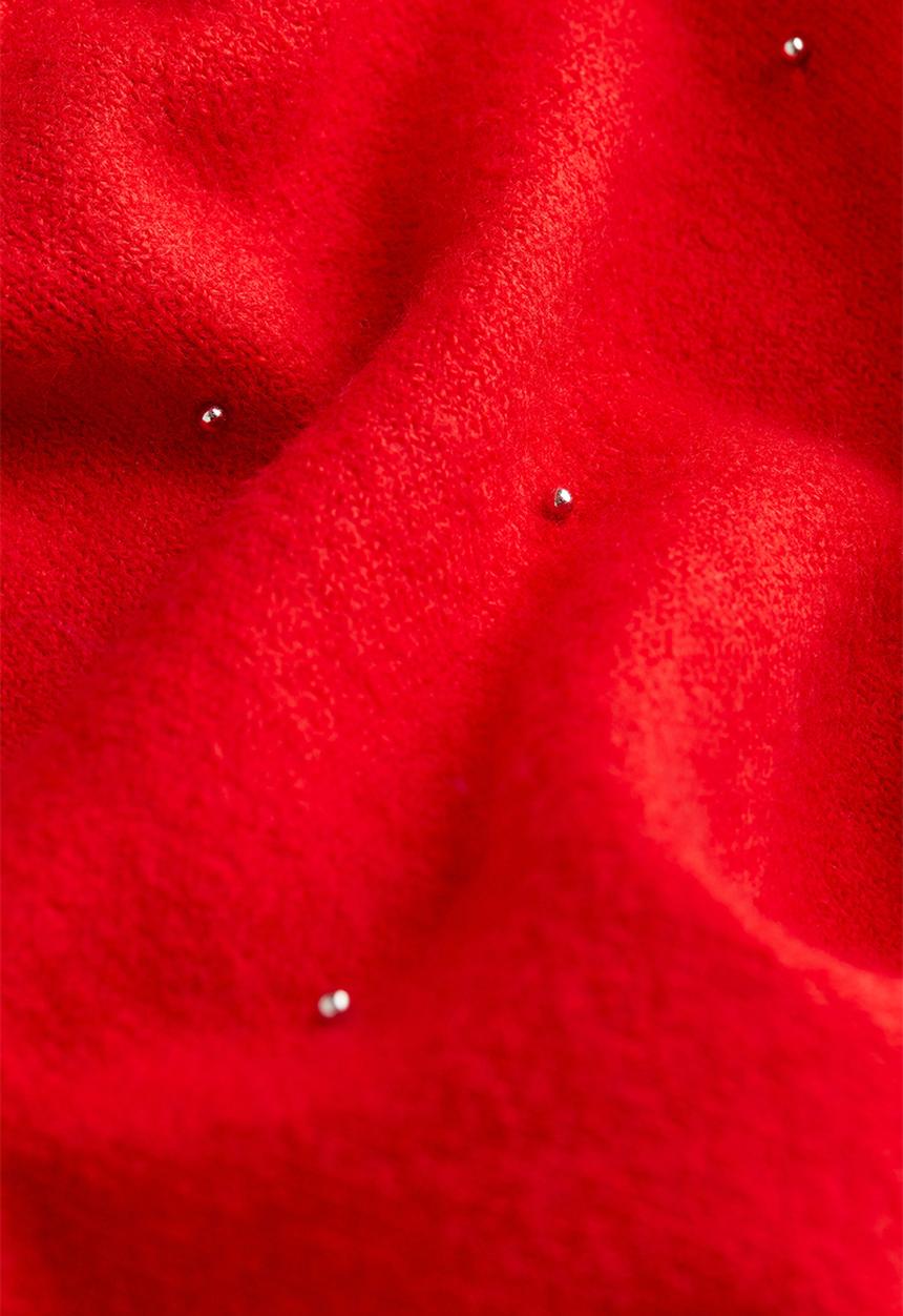H&M - Beaded jumper - red