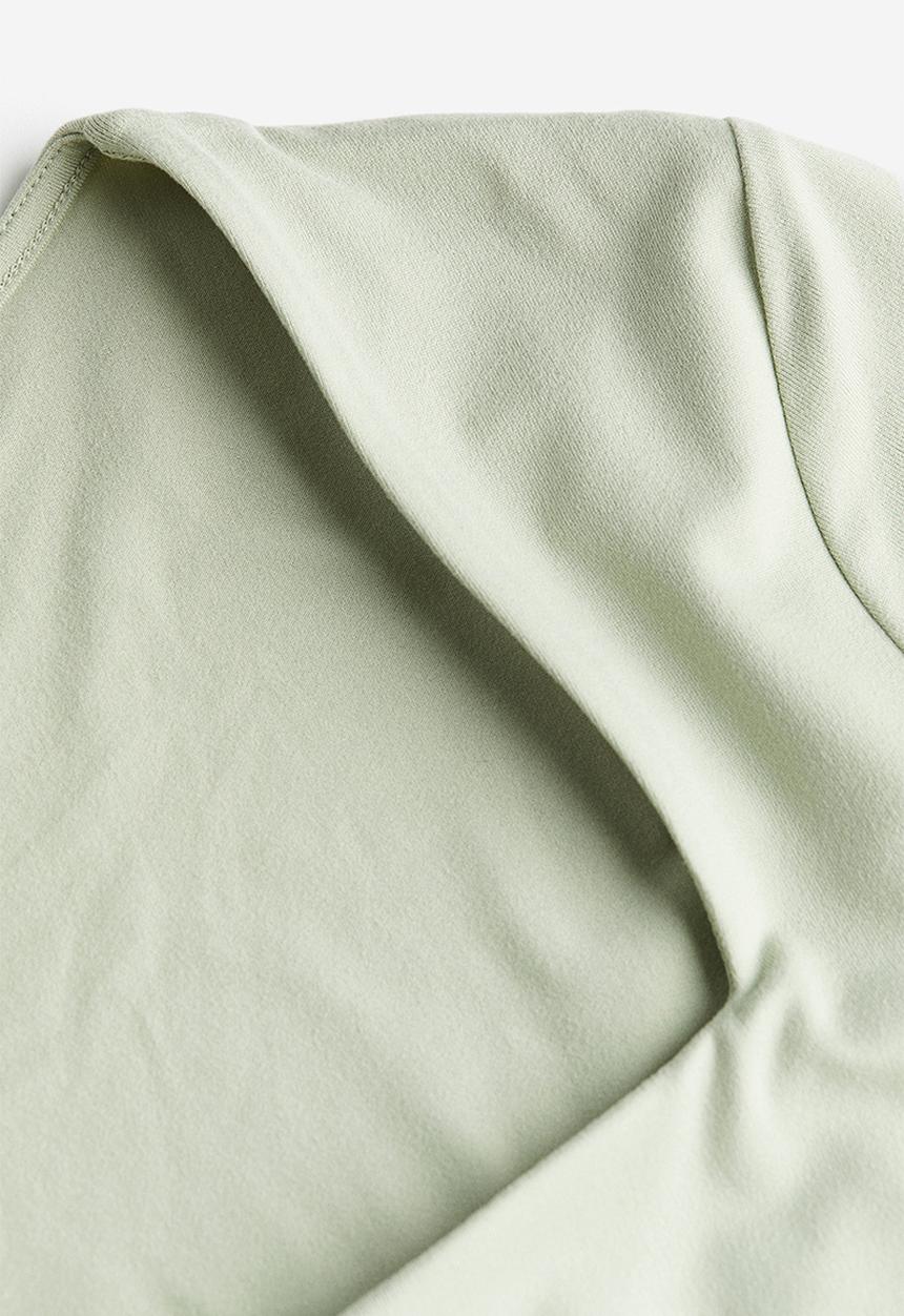H&M - Long-sleeved jersey top - green