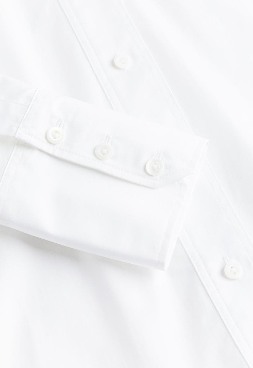 H&M - Cotton shirt - white