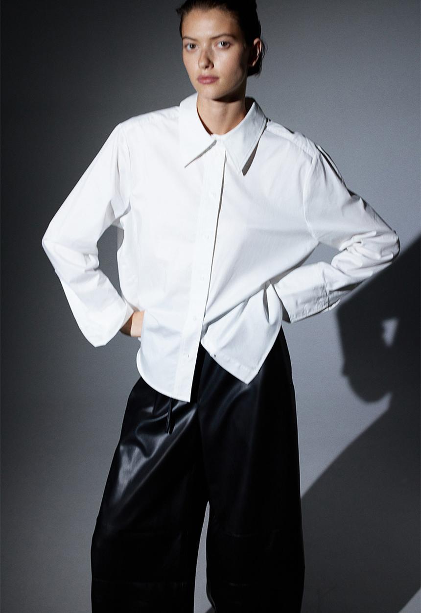 H&M - Cotton shirt - white