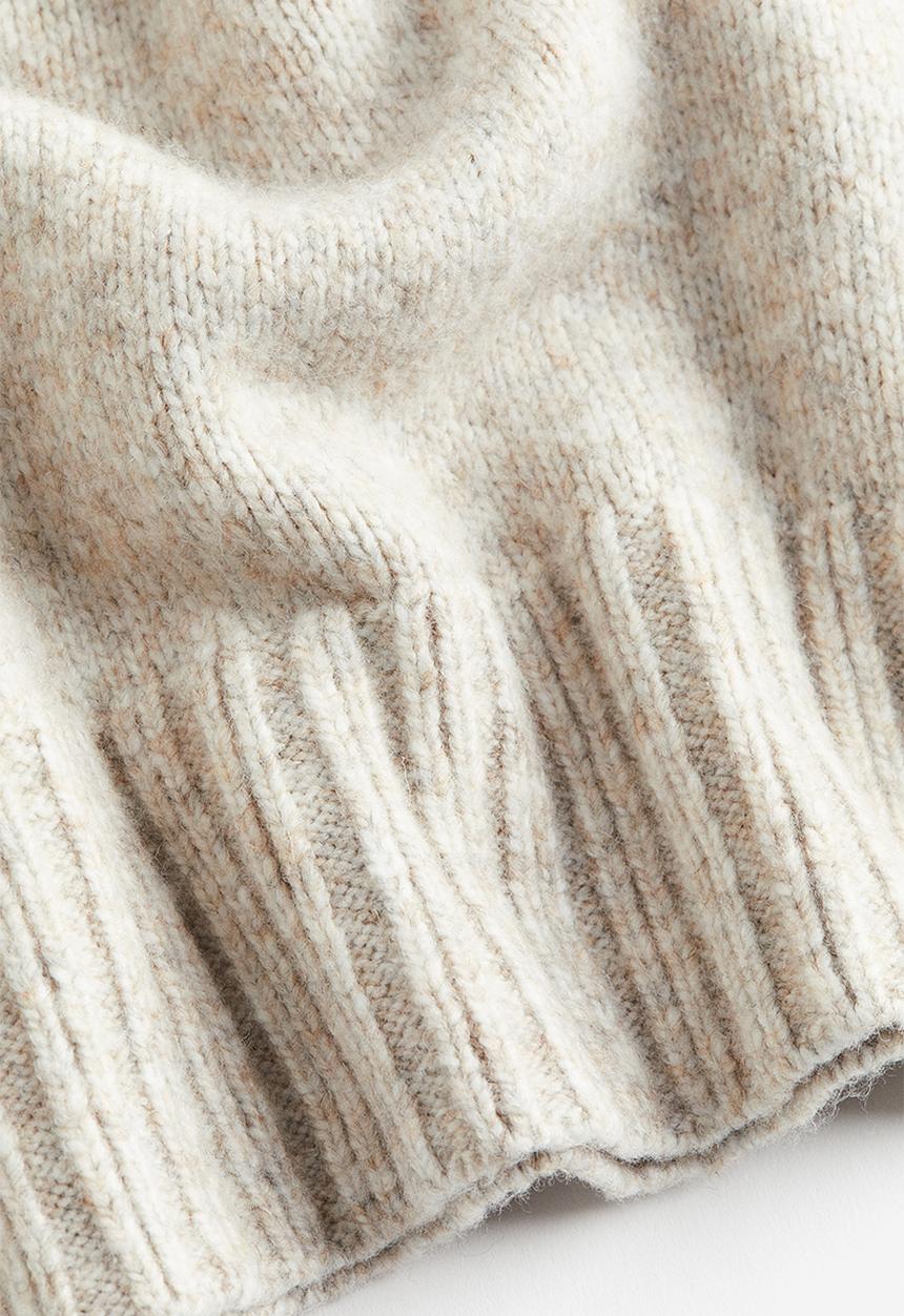 H&M - Knitted dress - beige