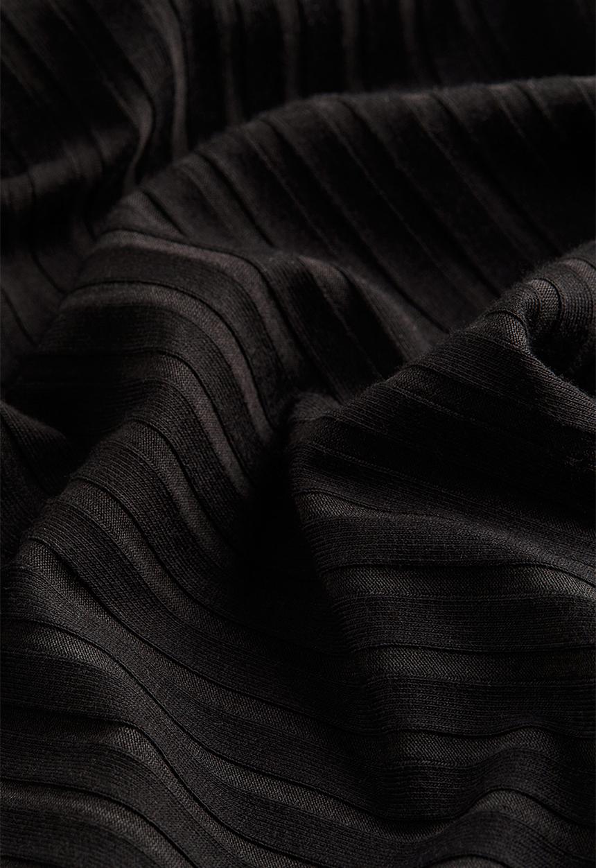 H&M - Ribbed trousers - black
