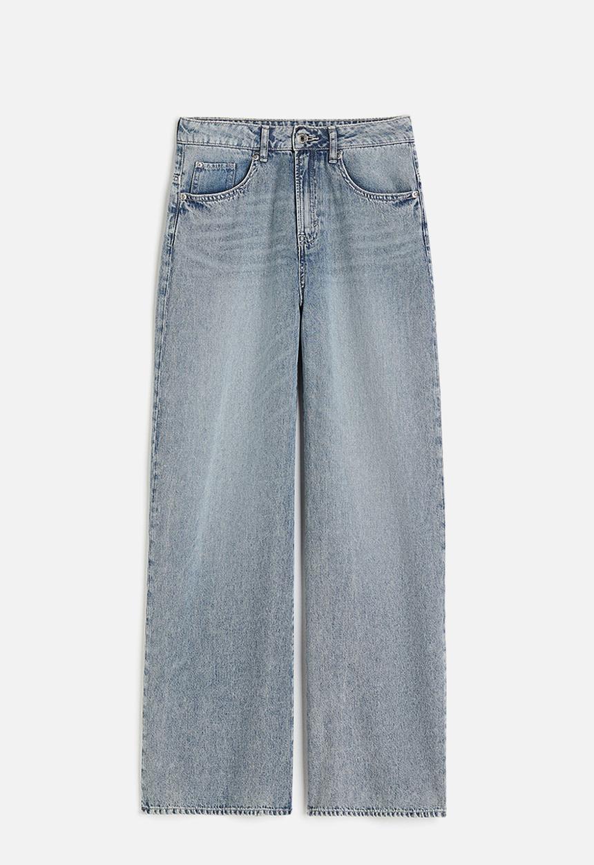 H&M - Feather soft straight regular jeans - blue