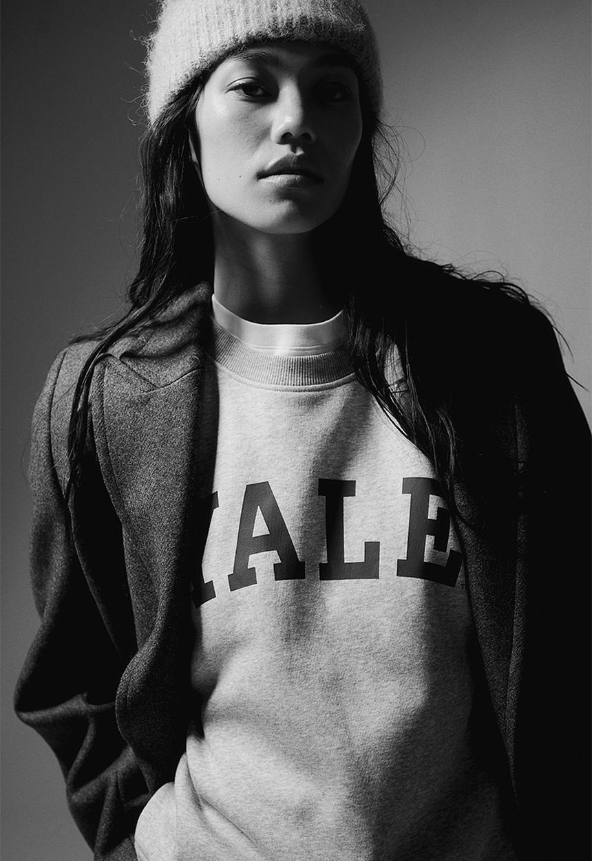 H&M - Motif-detail sweatshirt - grey