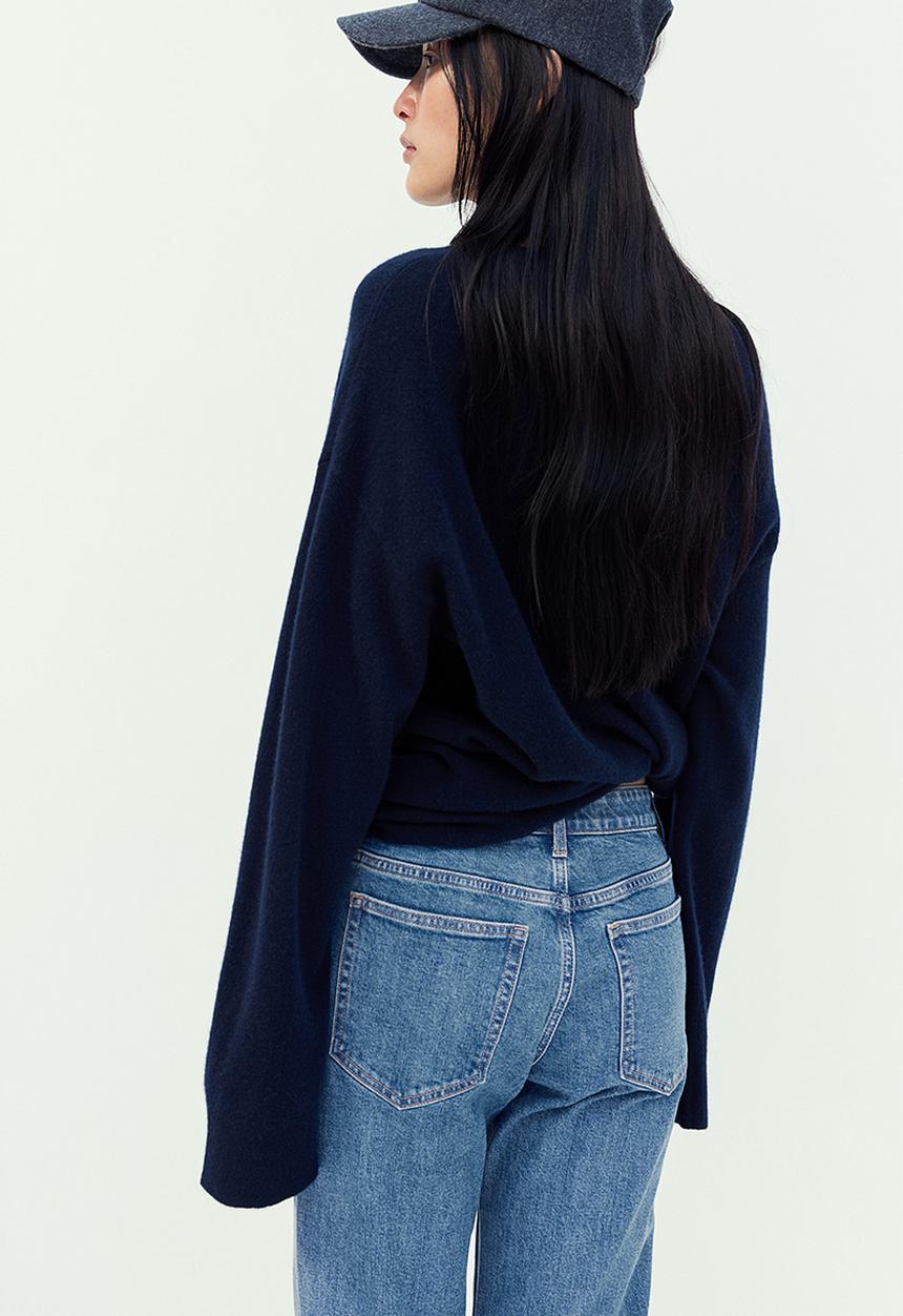 H&M - Slim regular ankle jeans - blue