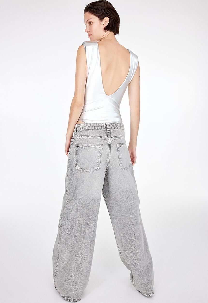 H&M - Baggy regular jeans - grey