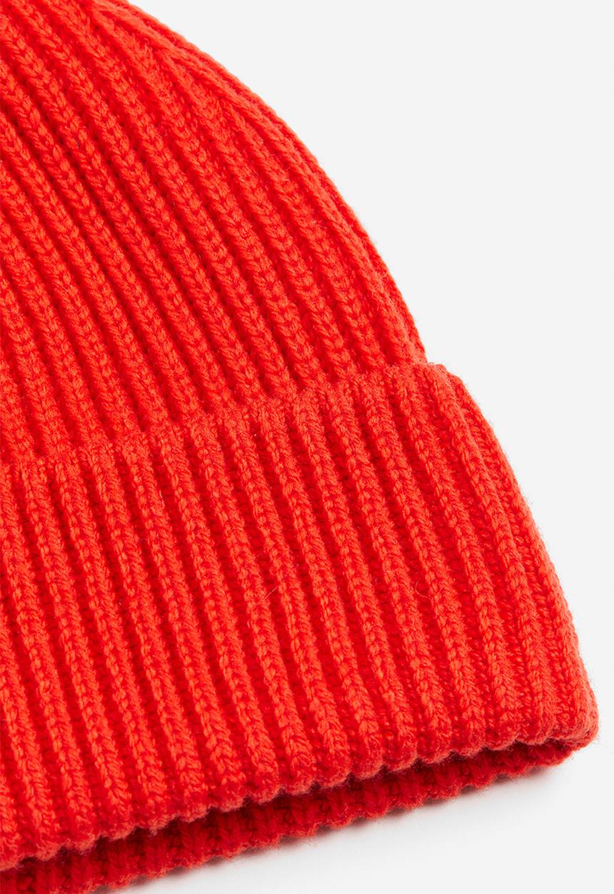 H&M - Rib-knit hat - red