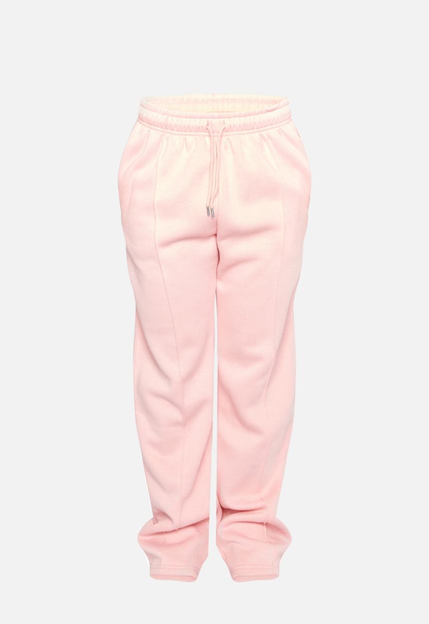 PrettyLittleThing - Pink Basic Wide Leg Joggers - Pink