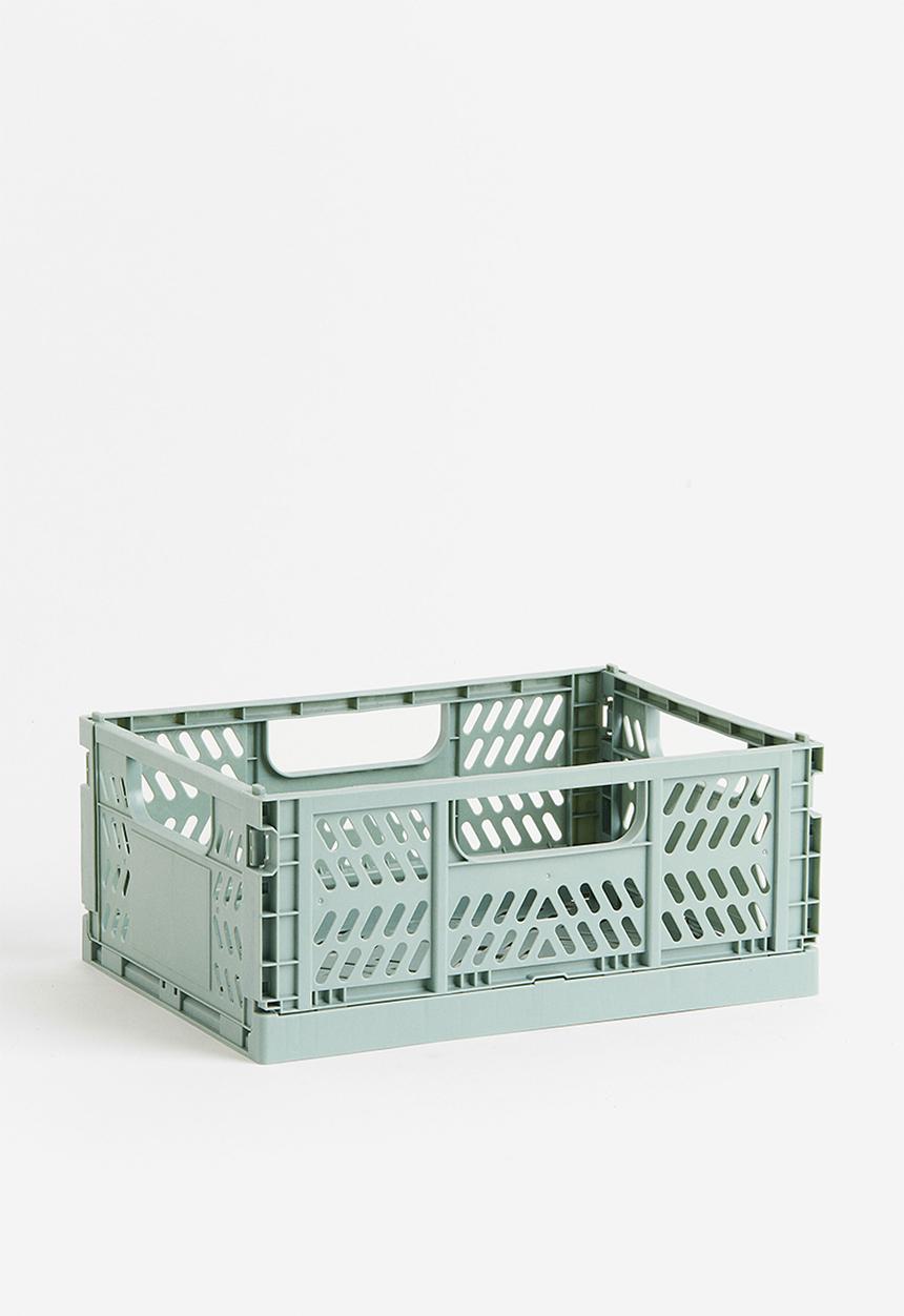 H&M - Foldable storage crate - green