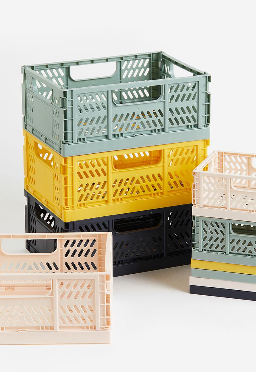 H&M - Foldable storage crate - blue