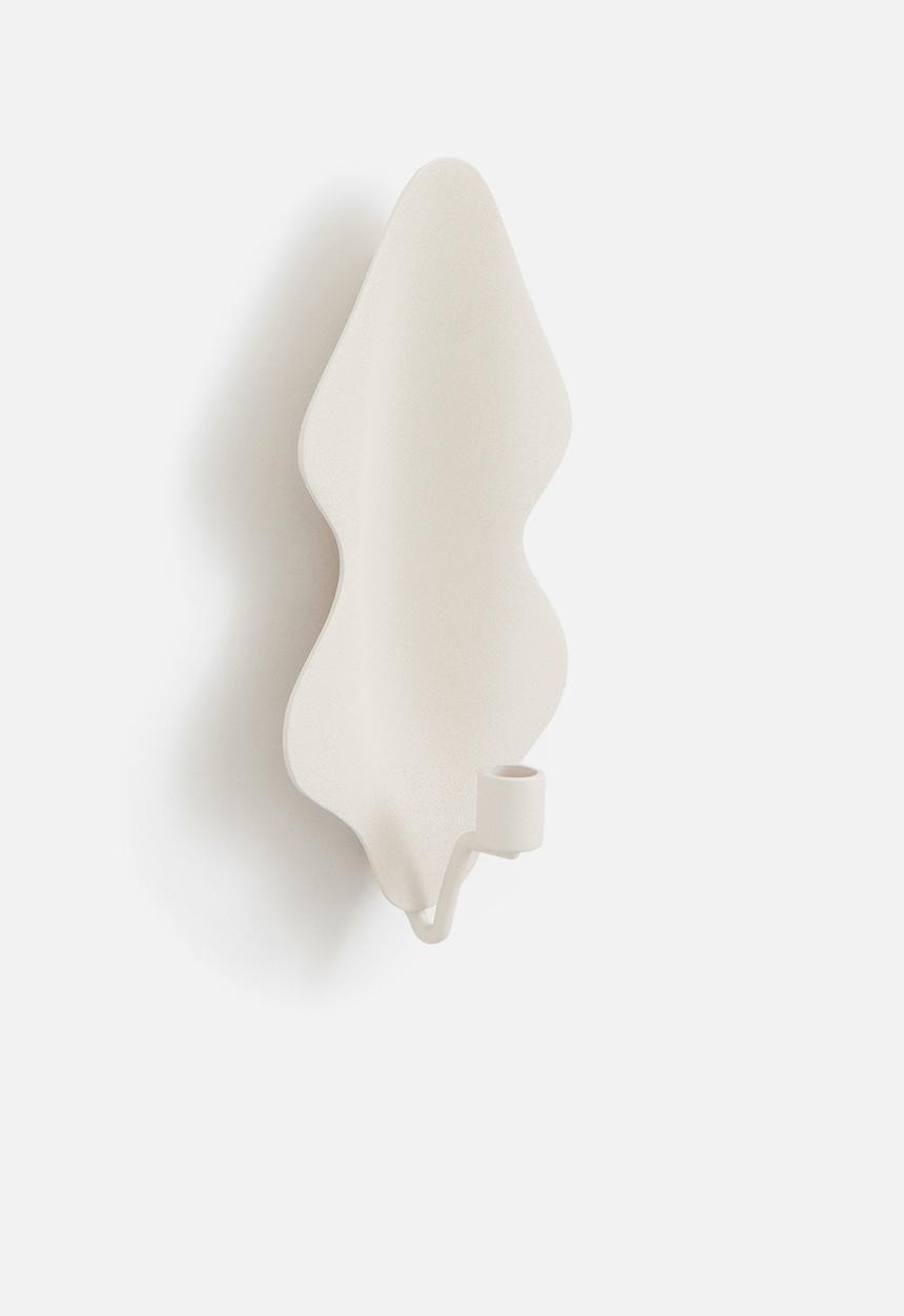 H&M - Metal sconce - white