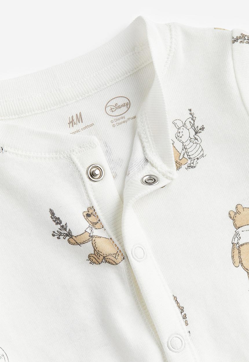 H&M - 3-Piece cotton set - White Winnie the Pooh