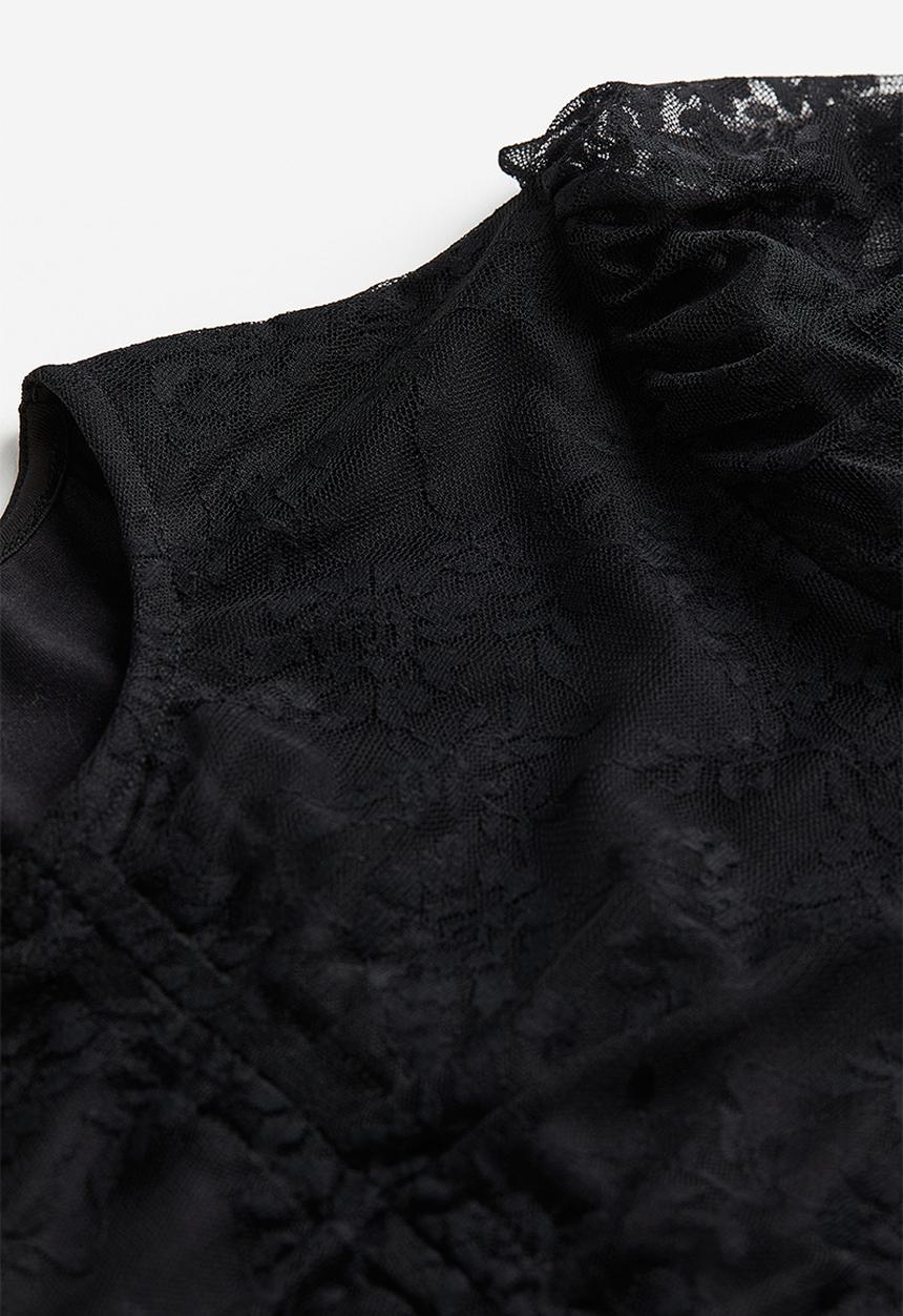 H&M - Gathered bodycon dress - black