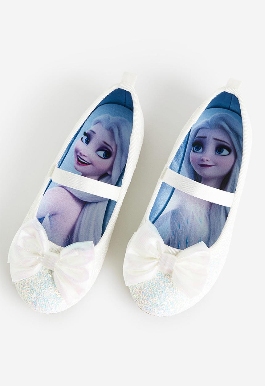 H&M - Glittery ballet pumps - white