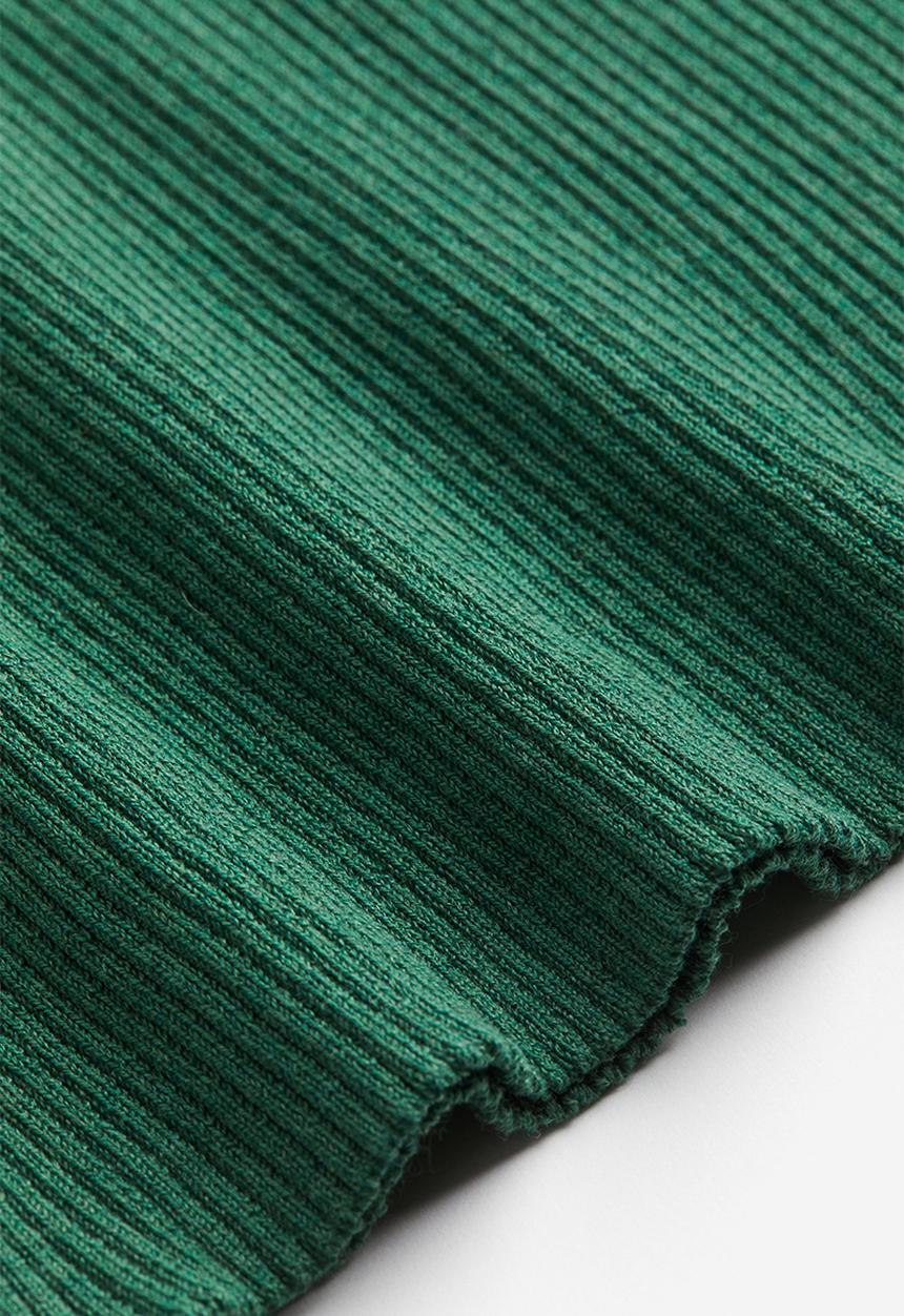 H&M - Rib-knit dress - green