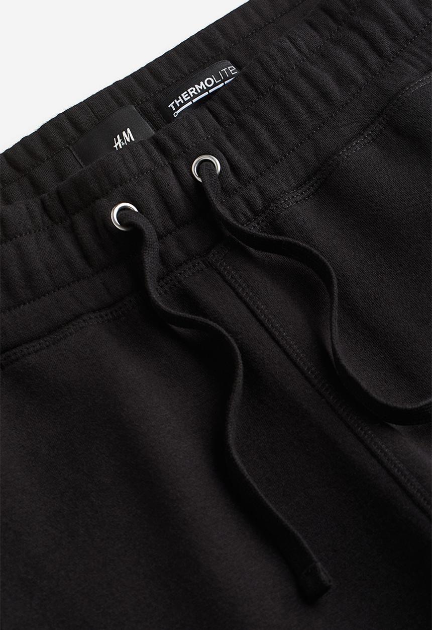 H&M - Thermolite® relaxed fit sweatpants - black