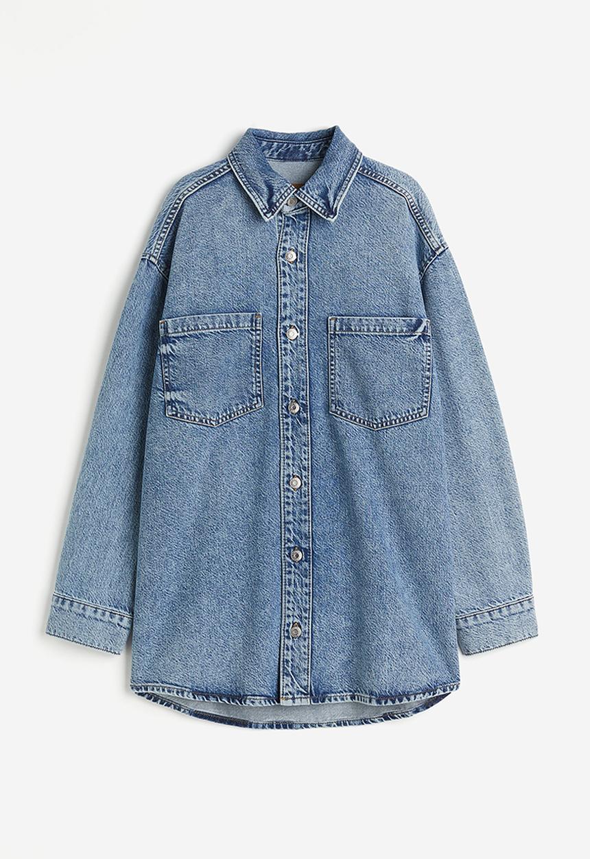 H&M - Feather soft denim shirt - blue