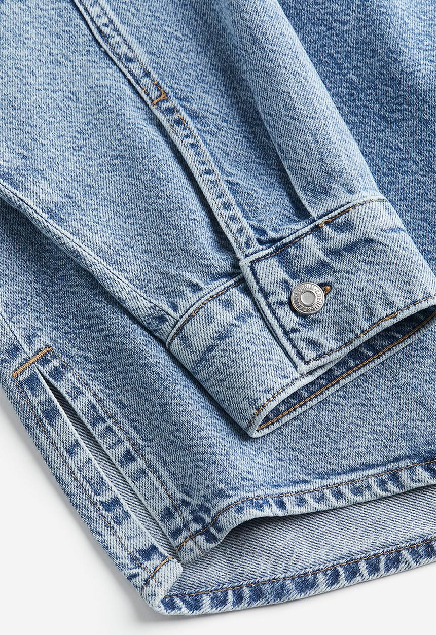 H&M - Feather soft denim shirt - blue