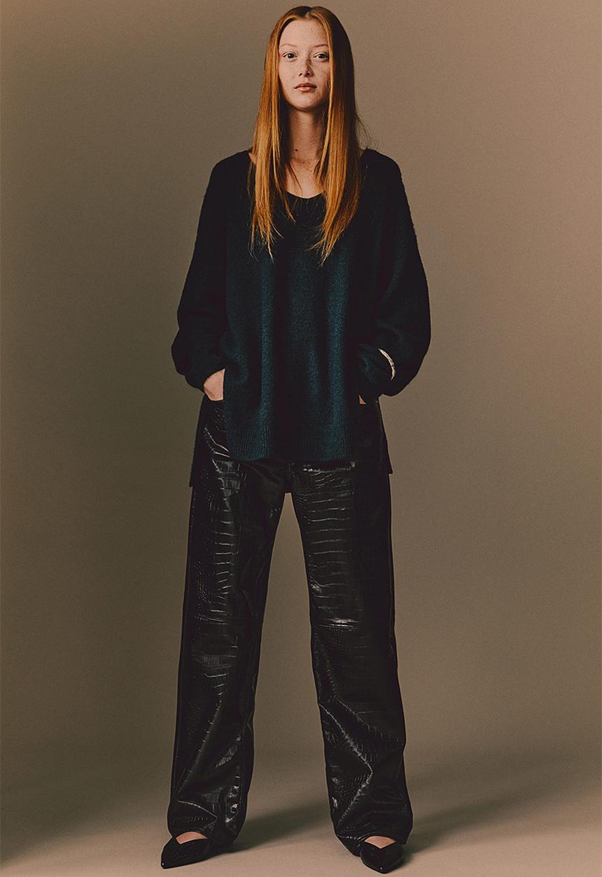 H&M - Oversized jumper - green