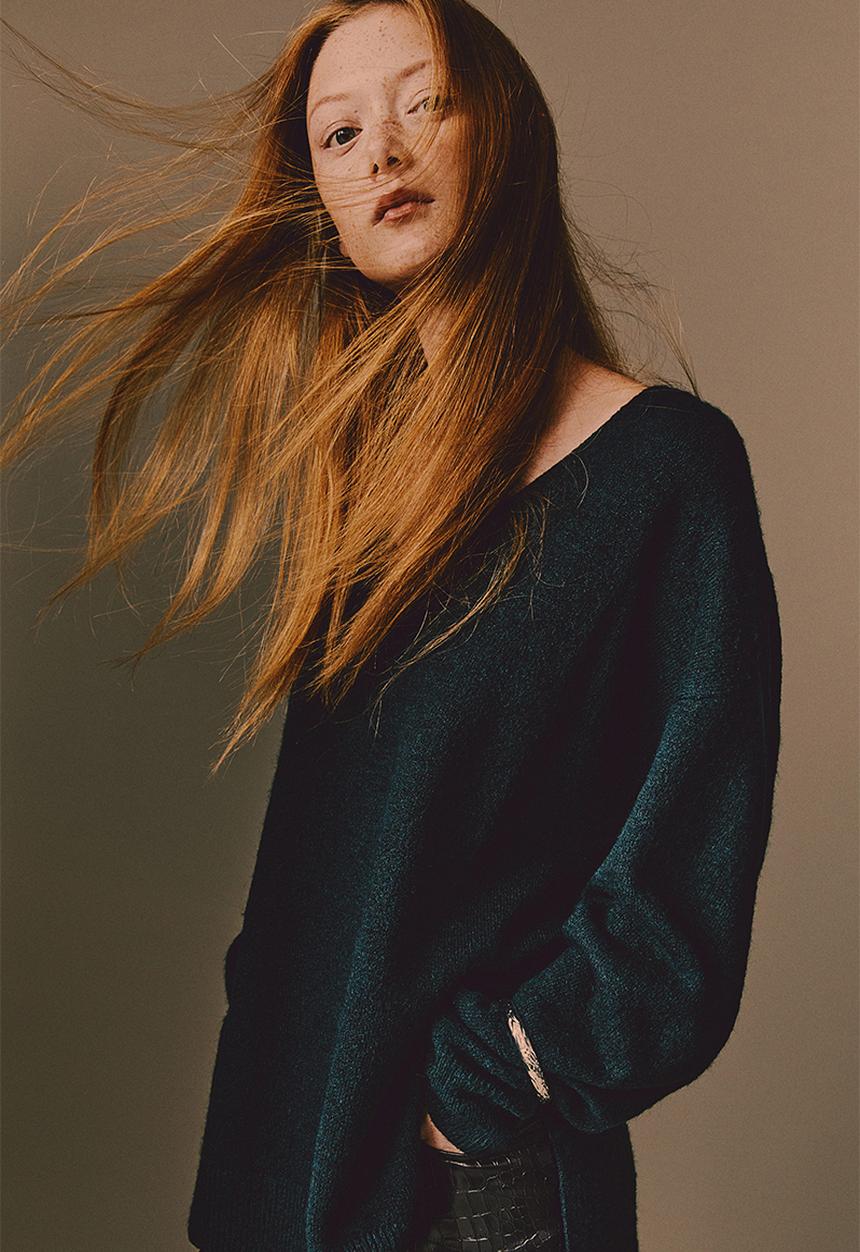 H&M - Oversized jumper - green