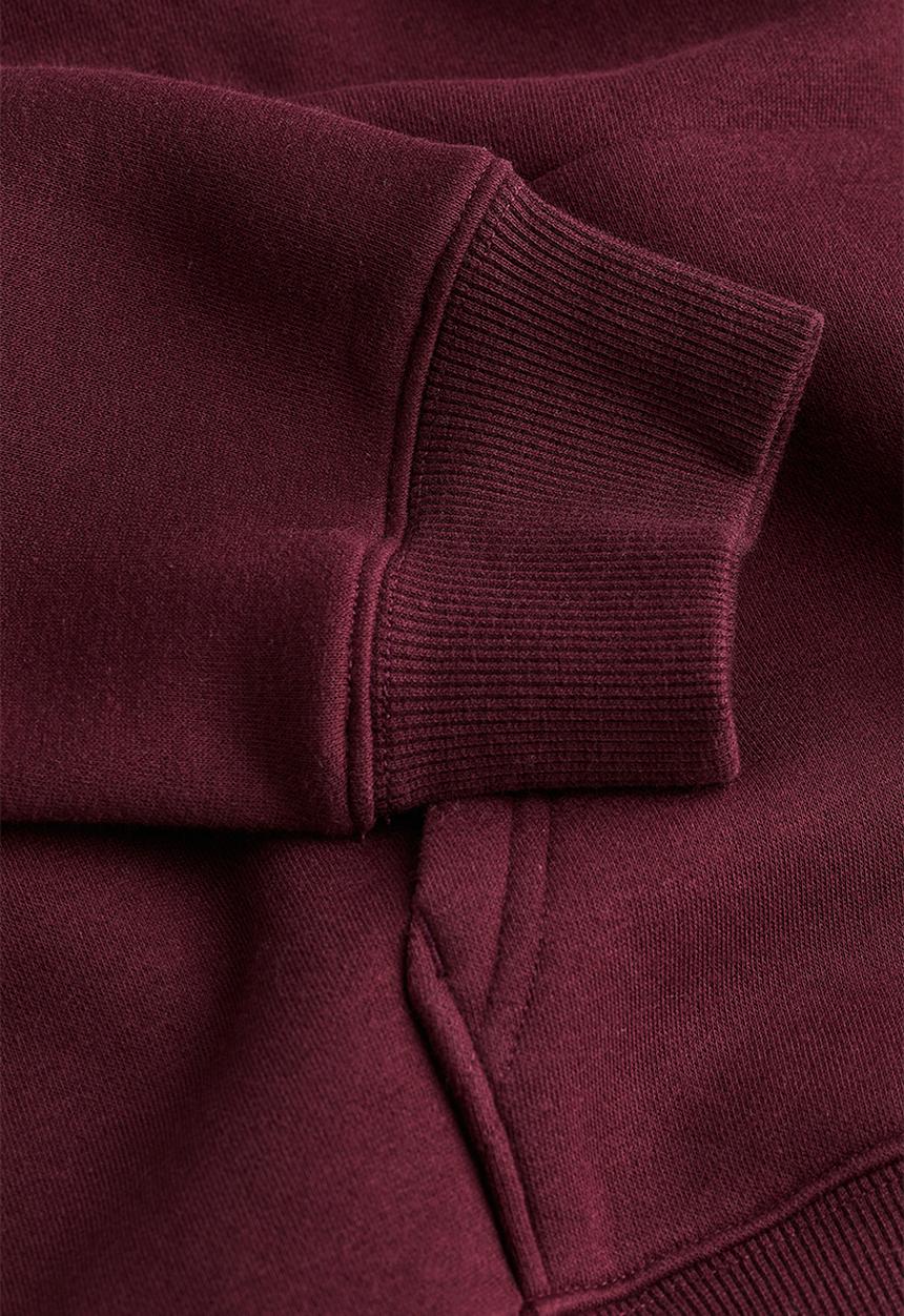 H&M - Motif-front hoodie - red