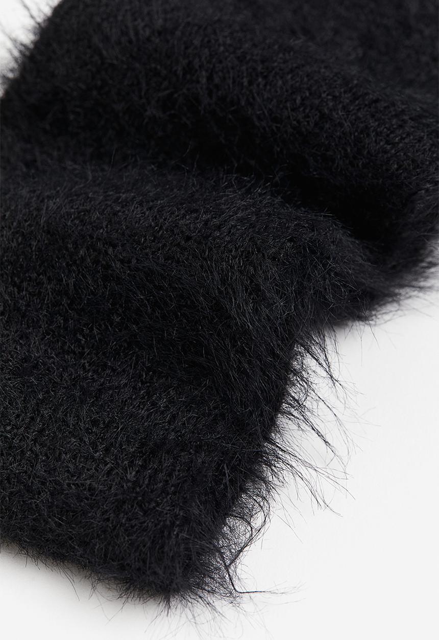 H&M - Fluffy headband - black