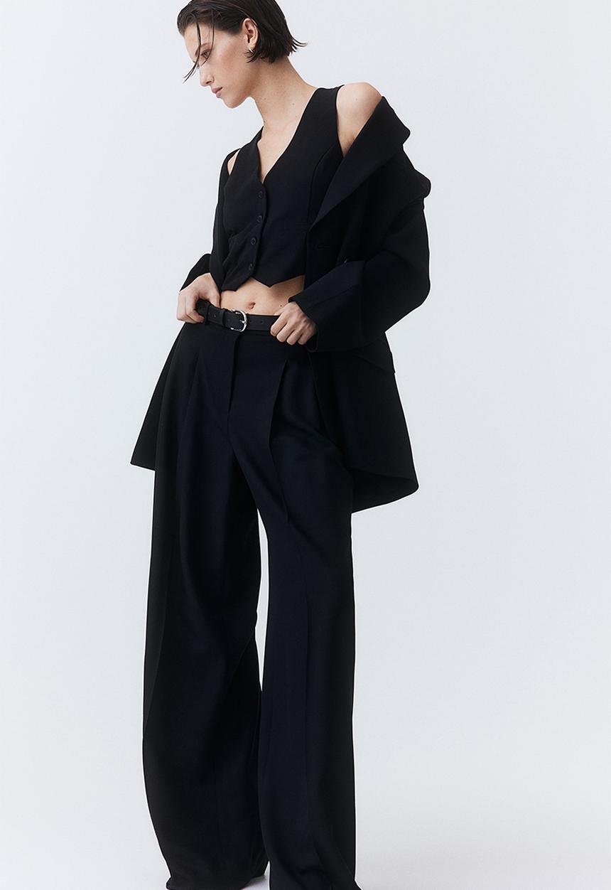 H&M - Suit waistcoat - black