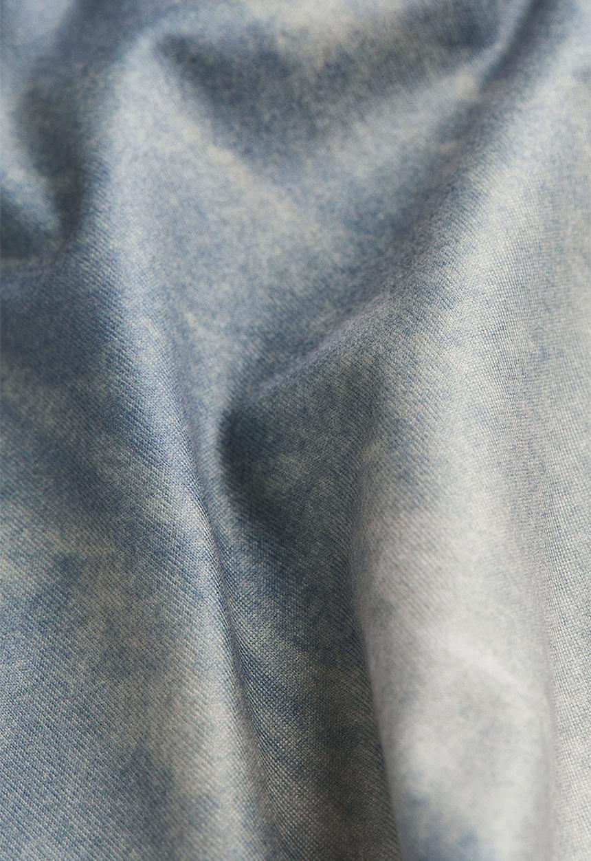 H&M - Jersey maxi skirt - light khaki green/tie-dye