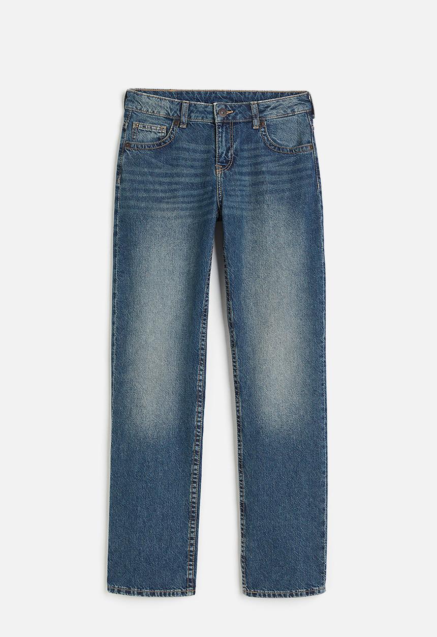 H&M - Straight low jeans - denim blue