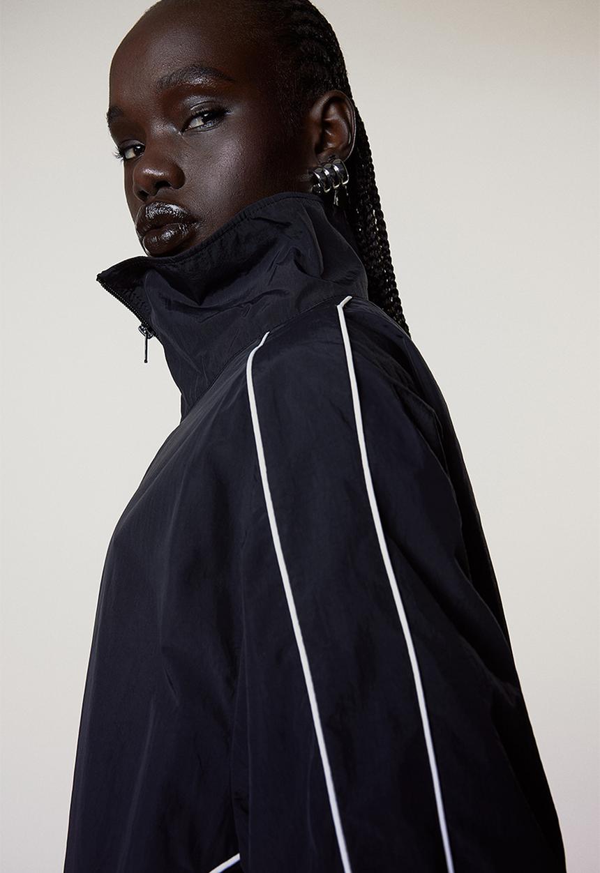 H&M - Nylon windbreaker - black
