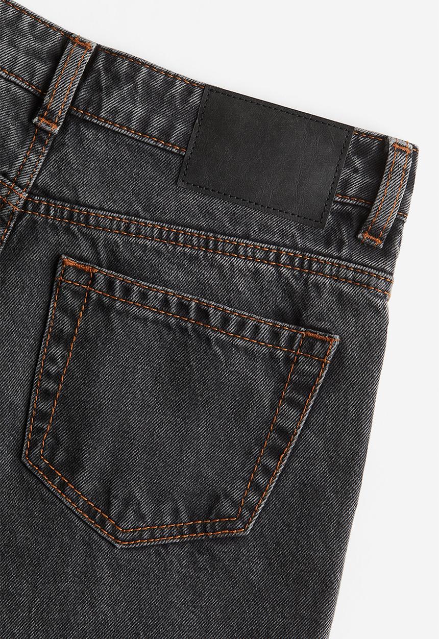 H&M - Straight low jeans - dark grey 