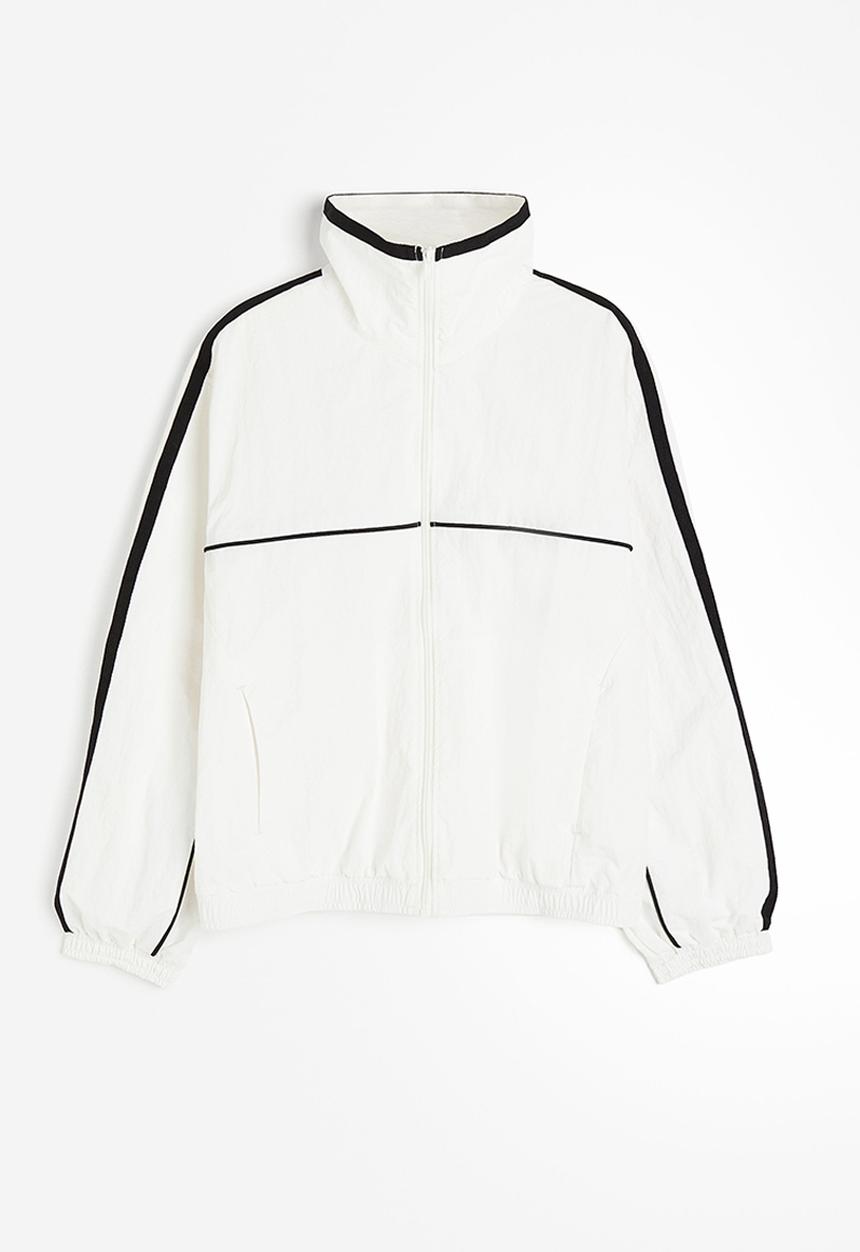 H&M - Nylon windbreaker - white, multi