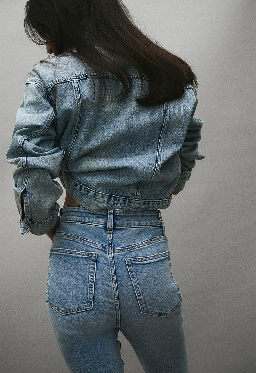 H&M - Skinny high jeans - blue