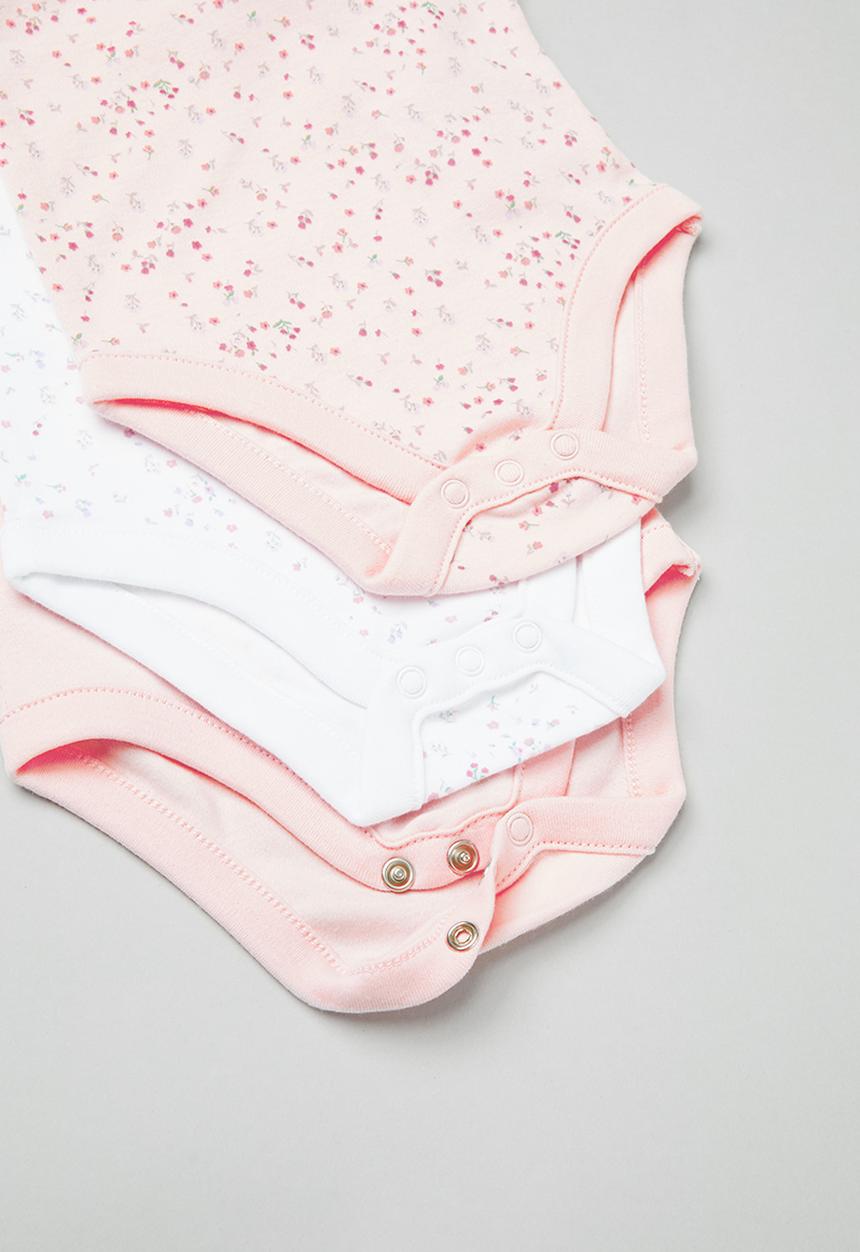 MINOTI - 3 Pack vest - pink
