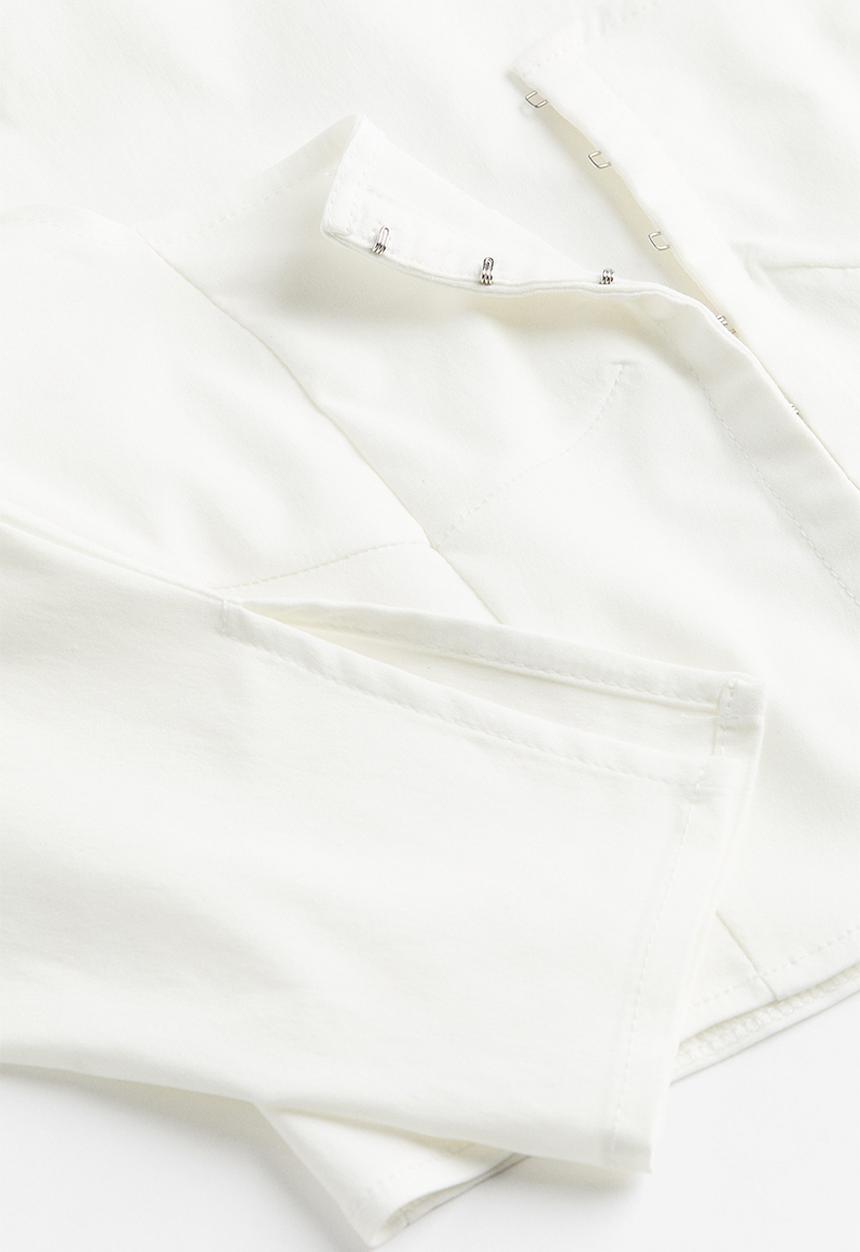 H&M - Square-neck top - cream