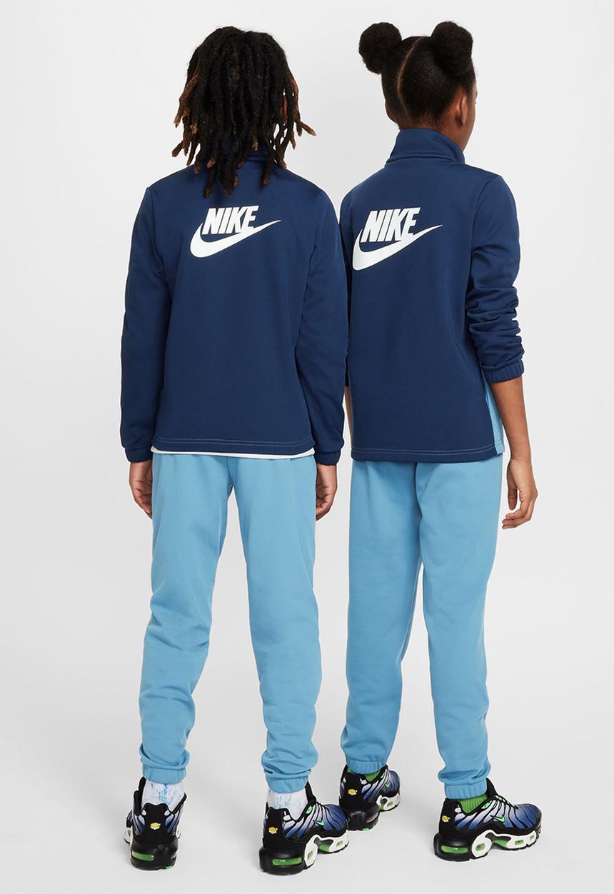 Nike - K Nsw Tracksuit Poly Fz Hbr - Aegean Storm/Midnight Navy/White