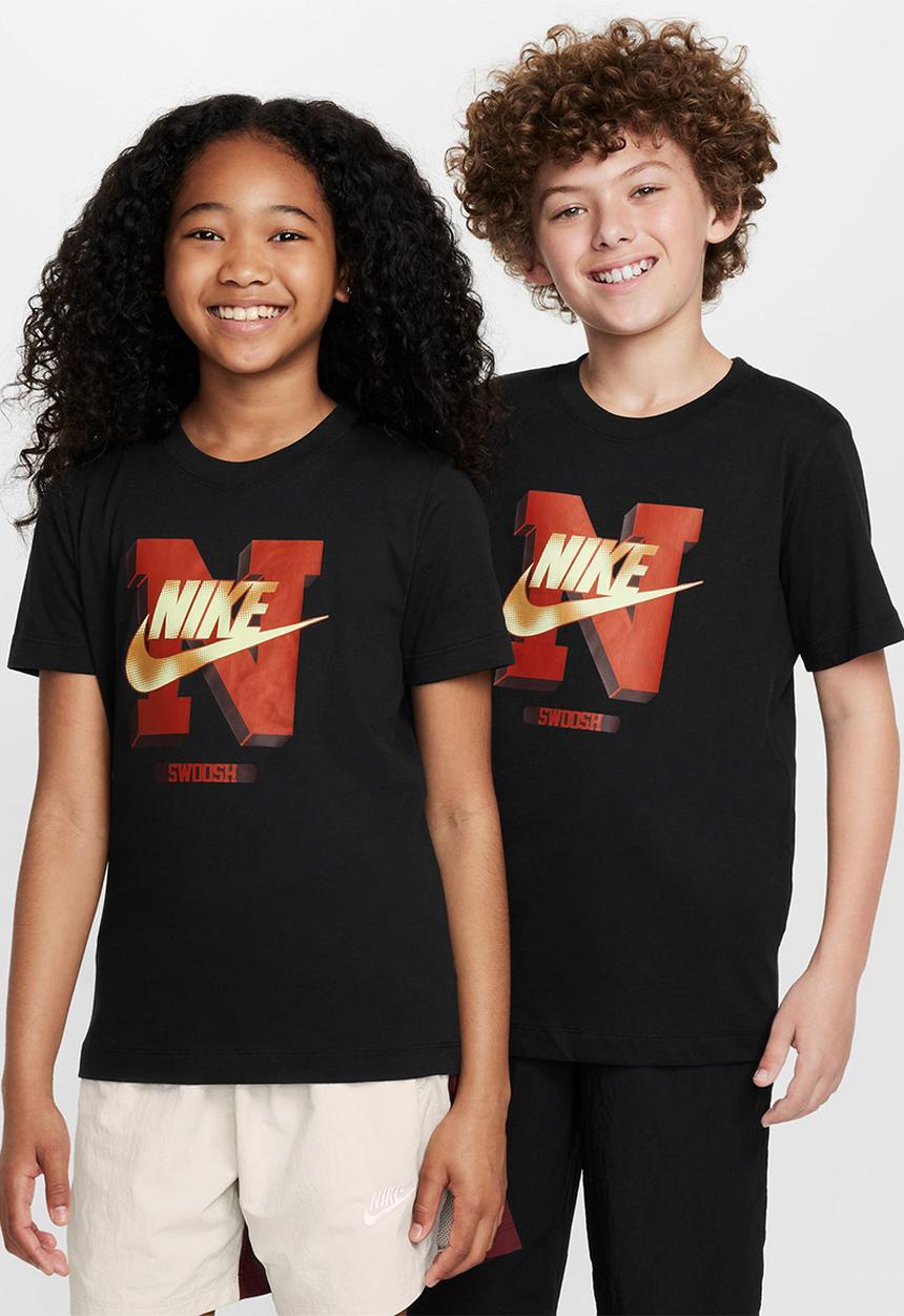 Nike - K Nsw Tee Futura Hbr Short sleeve nl - Black