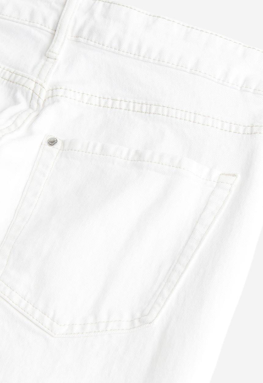 H&M - Bootcut high jeans - white