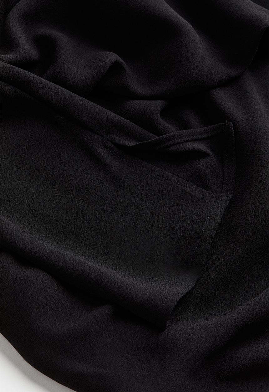 H&M - Cowl-neck blouse - black
