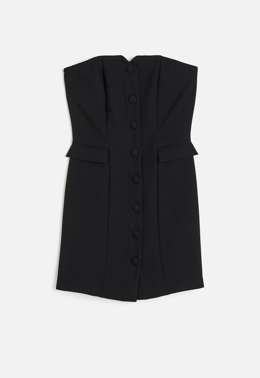 H&M - Bandeau dress - black