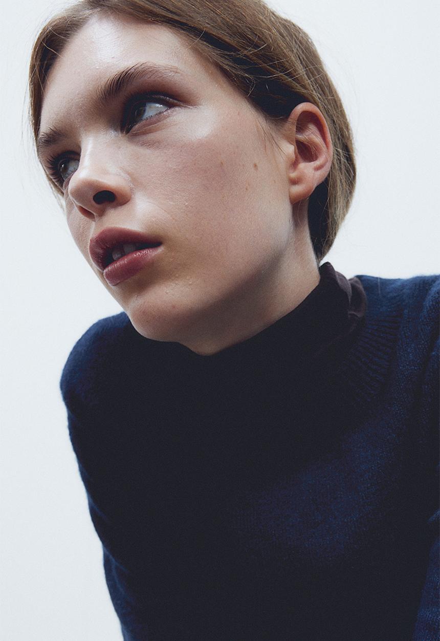 H&M - Fine-knit jumper - navy blue