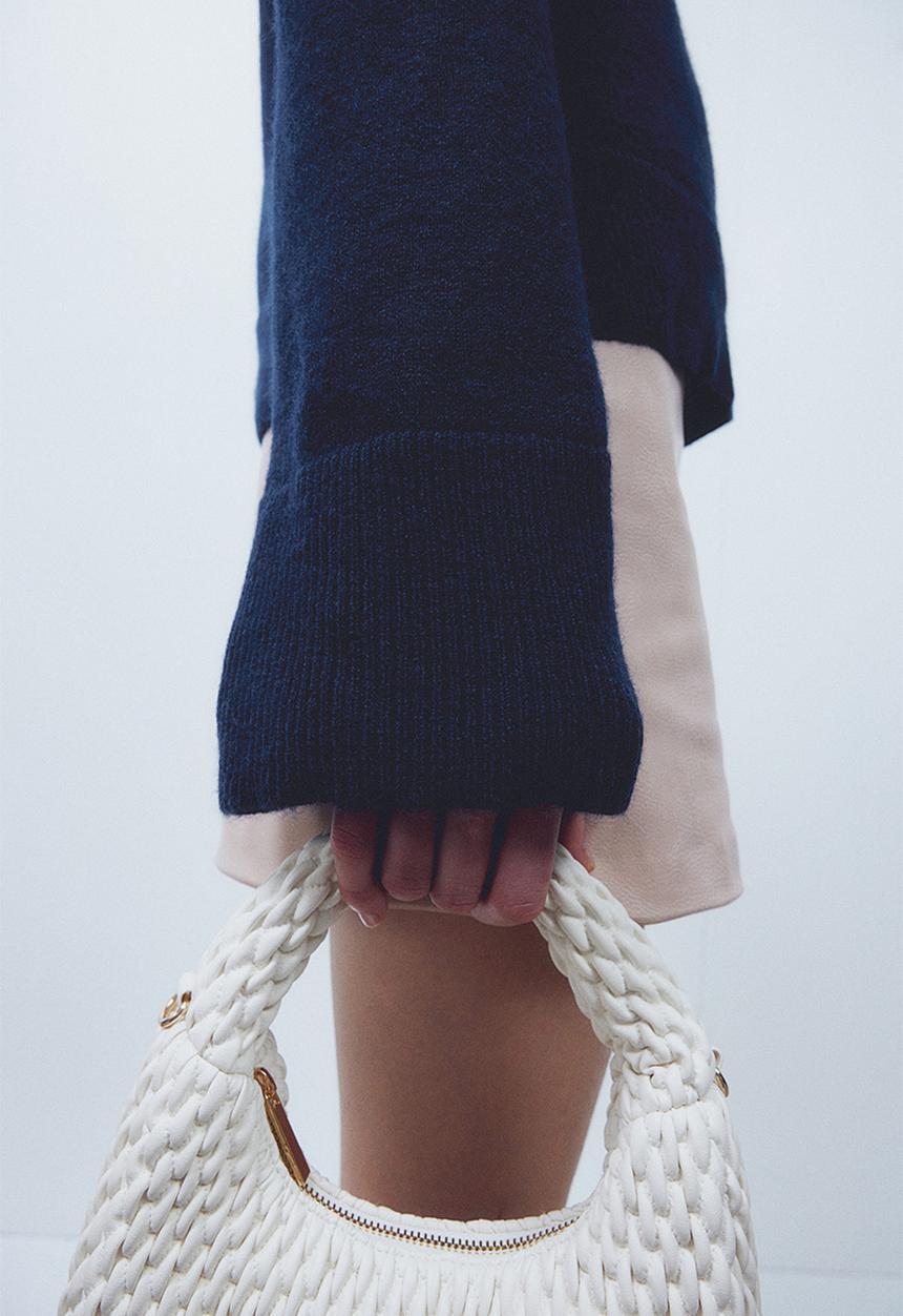 H&M - Fine-knit jumper - navy blue