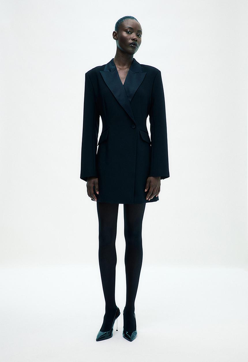 H&M - Fitted blazer dress - black