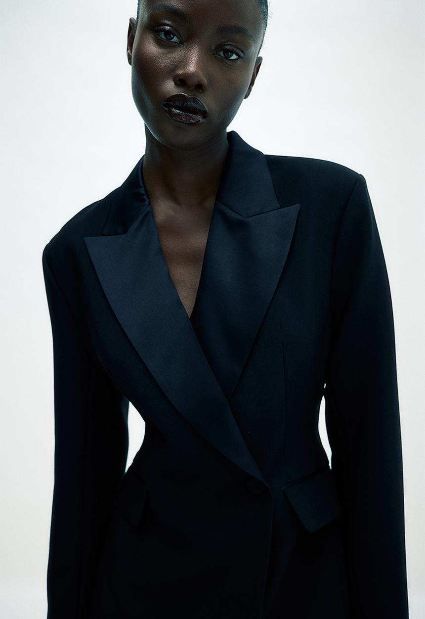 H&M - Fitted blazer dress - black